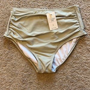 NWT- Coral Reef Swim- Barefoot bottoms- Small- Sage green